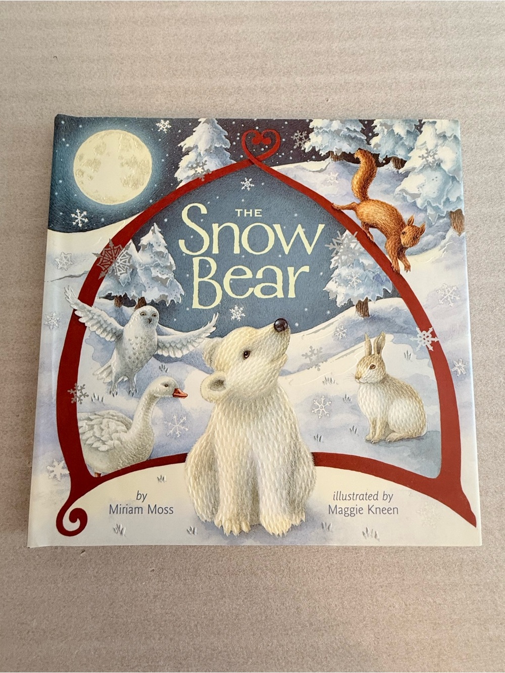 “The Snow Bear” Children’s Hardcover Tactile Animal Book